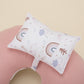 Double Sided Breastfeeding Pillow - Pudra Muslin - Pastel Gökkuşağı