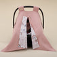 Stroller Cover Set - Double Side - Pudra Muslin - Pastel Gökkuşağı