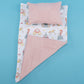 Double Sided Changing Pad and Pillow - Gül Kurusu Waffle - Sindirella