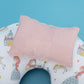 Double Sided Breastfeeding Pillow - Gül Kurusu Waffle - Sindirella