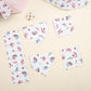 11 Piece - Newborn Sets - Double Sided - Seasonal - Pembe Waffle - Kelebekler