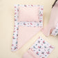 11 Piece - Newborn Sets - Double Sided - Seasonal - Pembe Waffle - Kelebekler