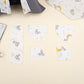 11 Piece - Newborn Sets - Double Sided - Winter - Antrasit Waffle - Gri Tavşan