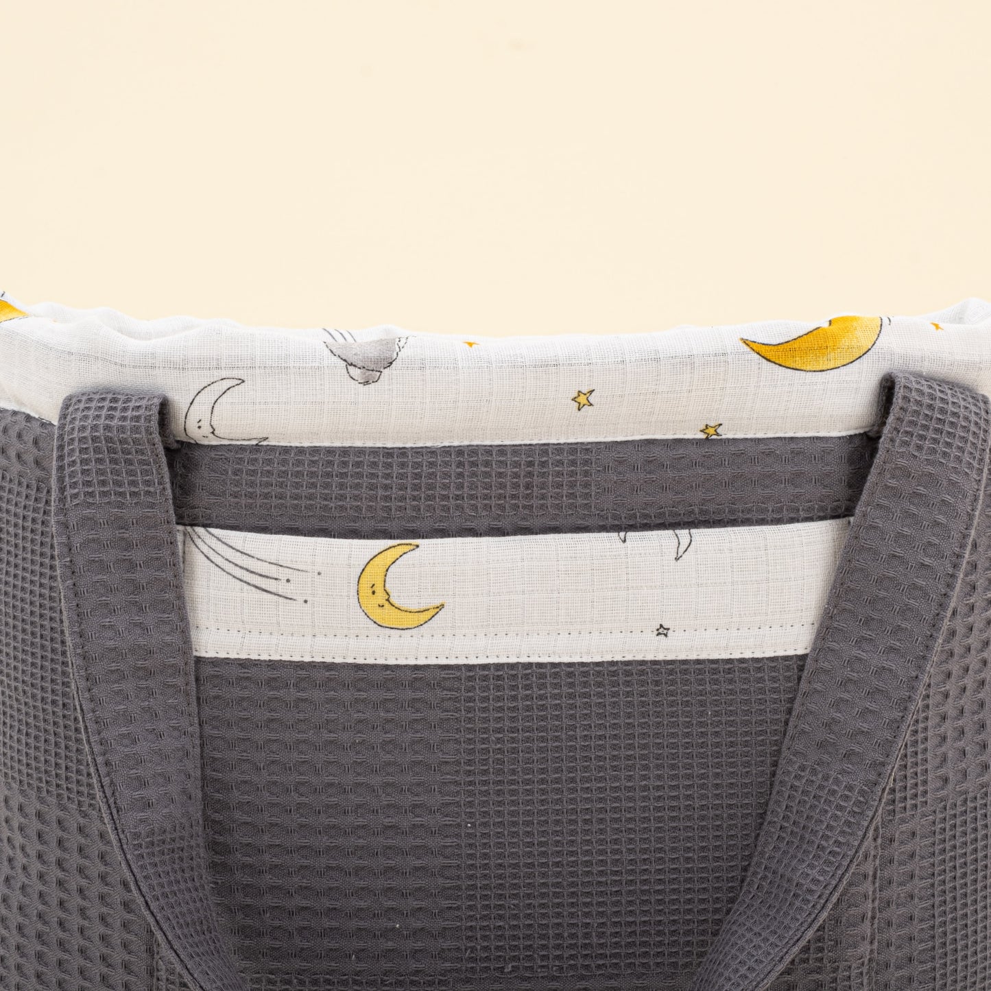 Baby Care Bag - Antrasit Waffle - Gri Tavşan