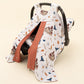 Stroller Cover Set - Double Side - Koyu Kiremit Muslin - Harry