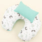 Double Sided Breastfeeding Pillow - Nil Yeşili Petek - Kirpi