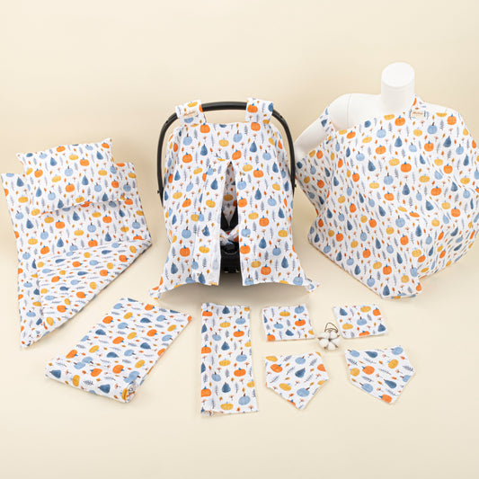 11 Piece - Newborn Sets - Summery - Mavi Balkabağı