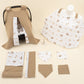 9 Piece - Newborn Sets - Double Sided - Seasonal - Toprak Muslin - Kahverengi Arabalar