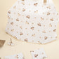 9 Piece - Newborn Sets - Double Sided - Seasonal - Toprak Muslin - Kahverengi Arabalar