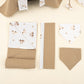 9 Piece - Newborn Sets - Double Sided - Seasonal - Toprak Muslin - Kahverengi Arabalar