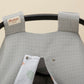 Stroller Cover Set - Double Side - Açık Gri Muslin - Kuş