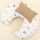 Double Sided Breastfeeding Pillow - Toprak Muslin - Kahverengi Arabalar