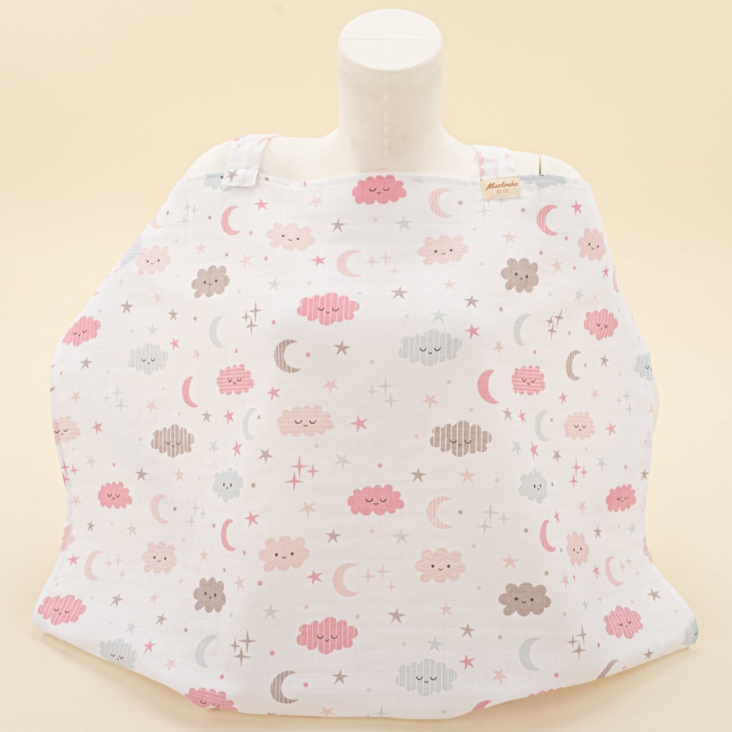 Breastfeeding Bib - Pembe Bulut