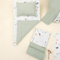 11 Piece - Newborn Sets - Double Sided - Winter - Mint Örgü - Kuş