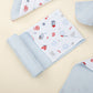 11 Piece - Newborn Sets - Double Sided - Seasonal - Bebe Mavi Muslin - Harfli