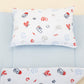 Double Sided Changing Pad and Pillow - Bebe Mavi Muslin - Harfli