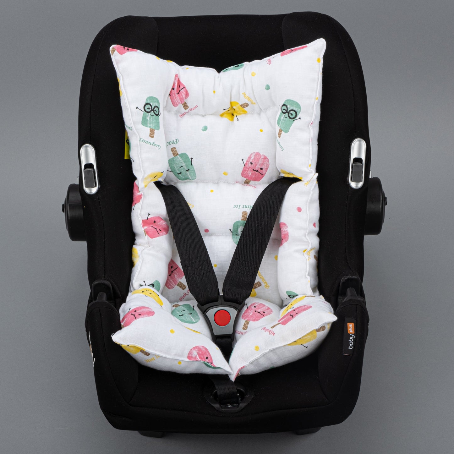 Stroller Cover Set - Double Side - Pudra Petek - Dondurma