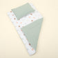 Double Sided Changing Pad and Pillow - Yeşil Petek - Puantiye