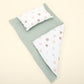 Double Sided Changing Pad and Pillow - Yeşil Petek - Puantiye