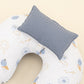 EDouble Sided Breastfeeding Pillow - Açık İndigo Petek - Mavi Güneş