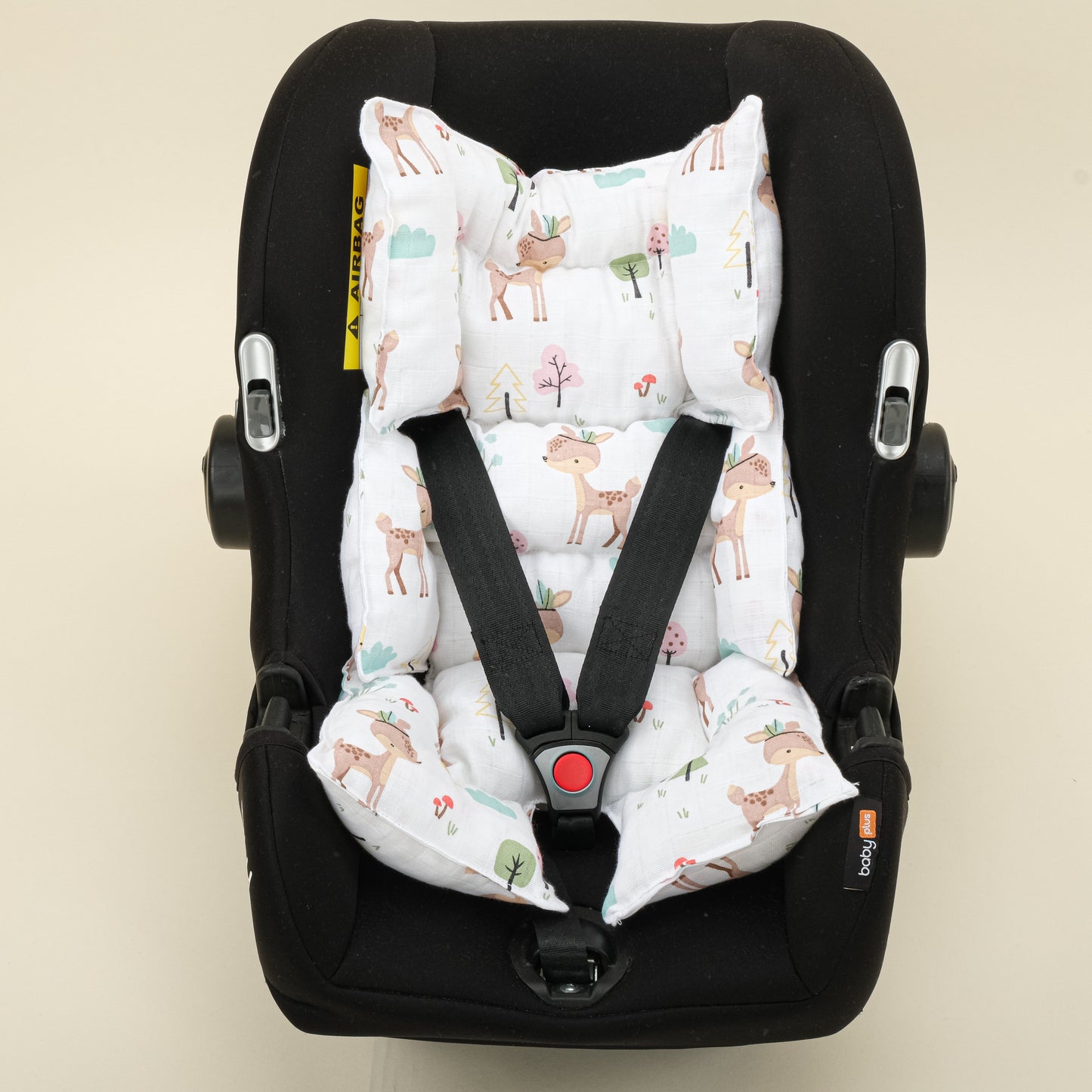 Stroller Cover Set - Double Side - Koyu Pembe Örgü - Ceylan