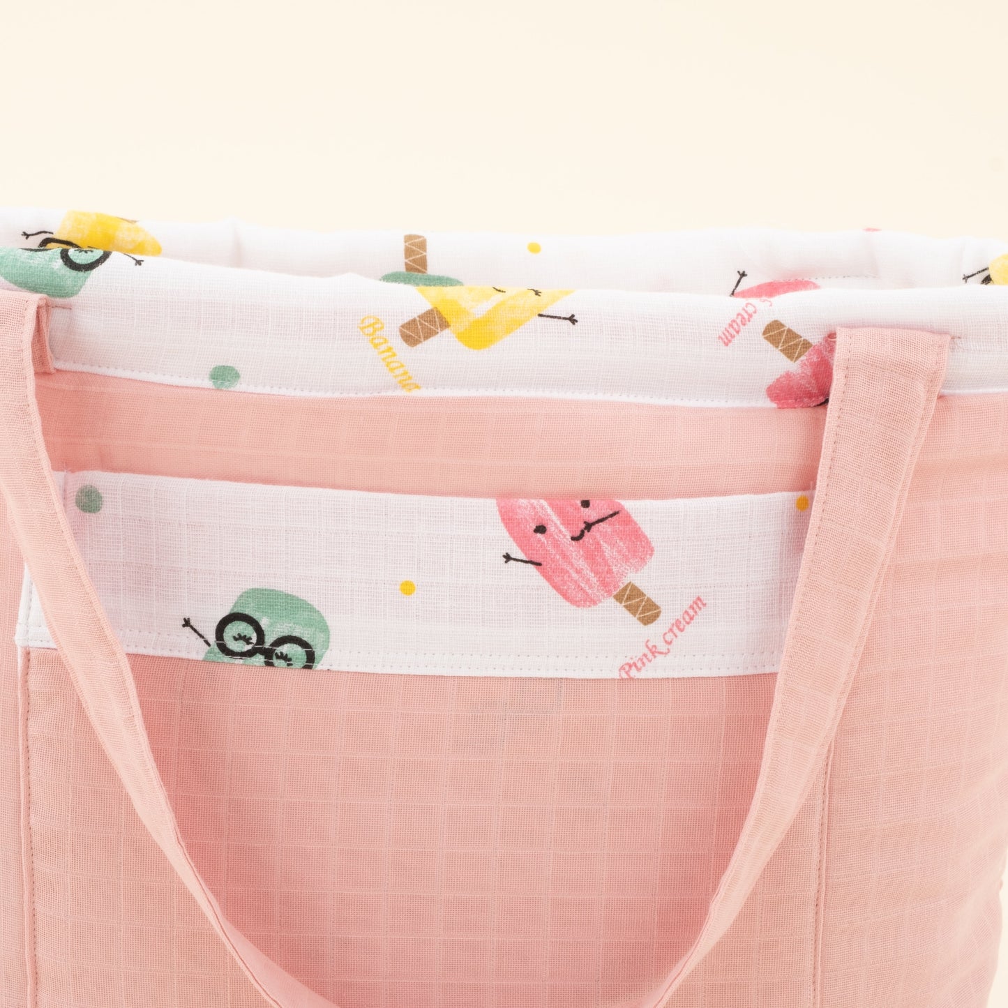 Baby Care Bag - Pudra Muslin - Dondurma