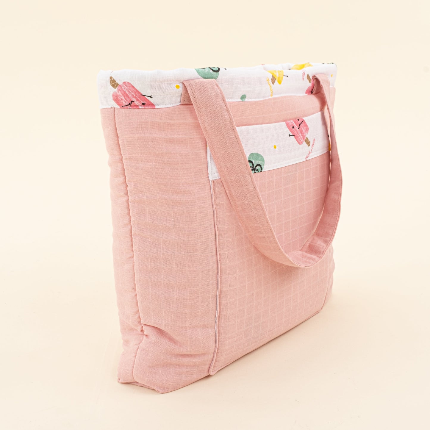 Baby Care Bag - Pudra Muslin - Dondurma