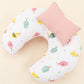 Double Sided Breastfeeding Pillow - Pudra Muslin - Dondurma