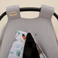 Stroller Cover Set - Double Side - Gri Örgü - Orman