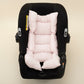 Stroller Cover Set - Single Side - Bebe Pembe Müslin