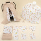 9 Piece - Newborn Sets - Double Sided - Winter - Bej Waffle - Ceylan