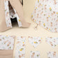 9 Piece - Newborn Sets - Double Sided - Winter - Bej Waffle - Ceylan