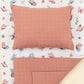 Double Sided Changing Pad and Pillow - Gül Kurusu Muslin - Kelebekler