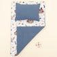 Double Sided Changing Pad and Pillow - İndigo Petek - Harry