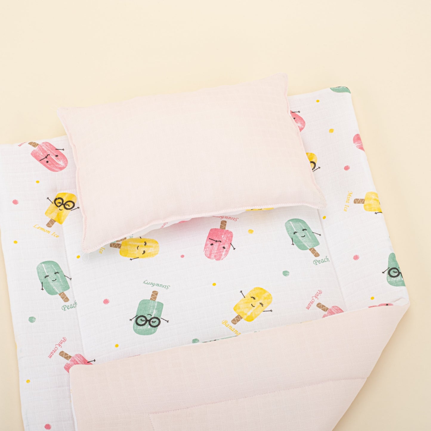 11 Piece - Newborn Sets  - Double Sided - Seasonal - Bebe Pembe Muslin - Dondurma