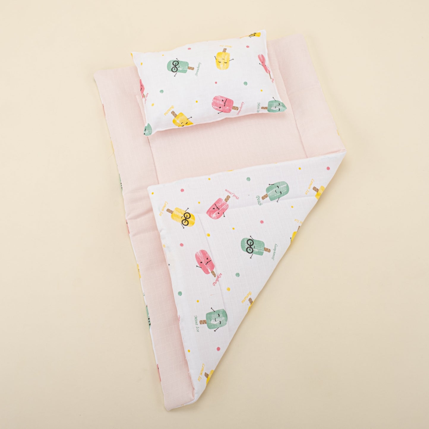 11 Piece - Newborn Sets  - Double Sided - Seasonal - Bebe Pembe Muslin - Dondurma