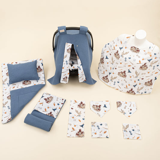 11 Piece - Newborn Sets - Double Sided - Winter - İndigo Petek - Harry