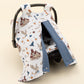 Stroller Cover Set - Double Side - İndigo Petek - Harry