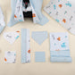 11 Piece - Newborn Sets - Double Sided - Seasonal - Bebe Mavi Muslin - Fil