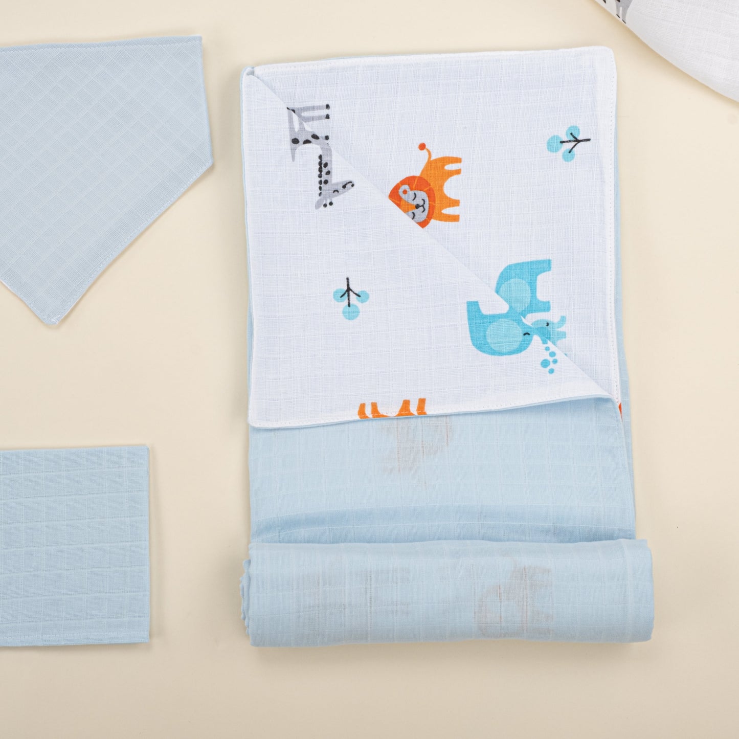 11 Piece - Newborn Sets - Double Sided - Seasonal - Bebe Mavi Muslin - Fil