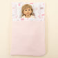 Sleeping Bag and Head Shaping Pillow - Şeker Pembe Örgü - Pembe Bulut