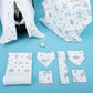 9 Piece - Newborn Sets - Double Sided - Winter - Beyaz Petek - Kaplan