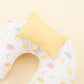 Double Sided Breastfeeding Pillow - Sarı Petek - Sarı Bulut