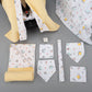 9 Piece - Newborn Sets - Double Sided - Winter - Sarı Petek - Salyangoz