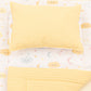 Double Sided Changing Pad and Pillow - Sarı Petek - Sarı Bulut