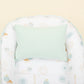 Babynest and Pillow - Çift Taraflı - Su Yeşili Muslin - Su Yeşili Güneş