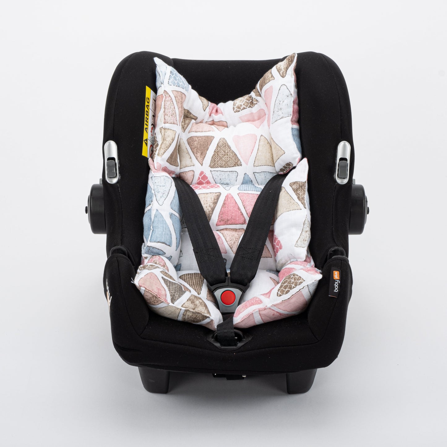 Stroller Cover Set - Double Side - Pudra Muslin - Retro