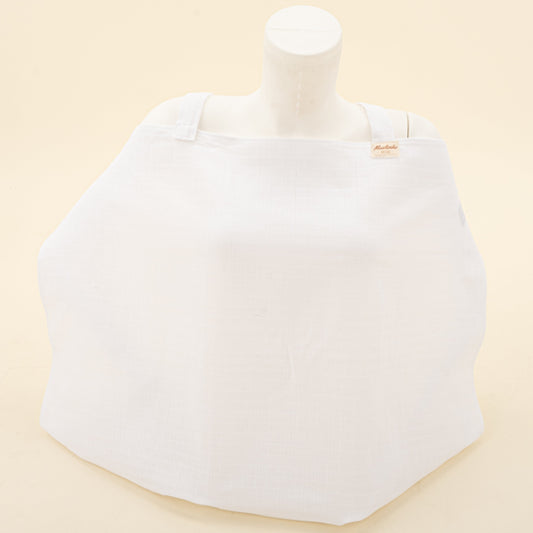 Breastfeeding Bib - Beyaz Muslin