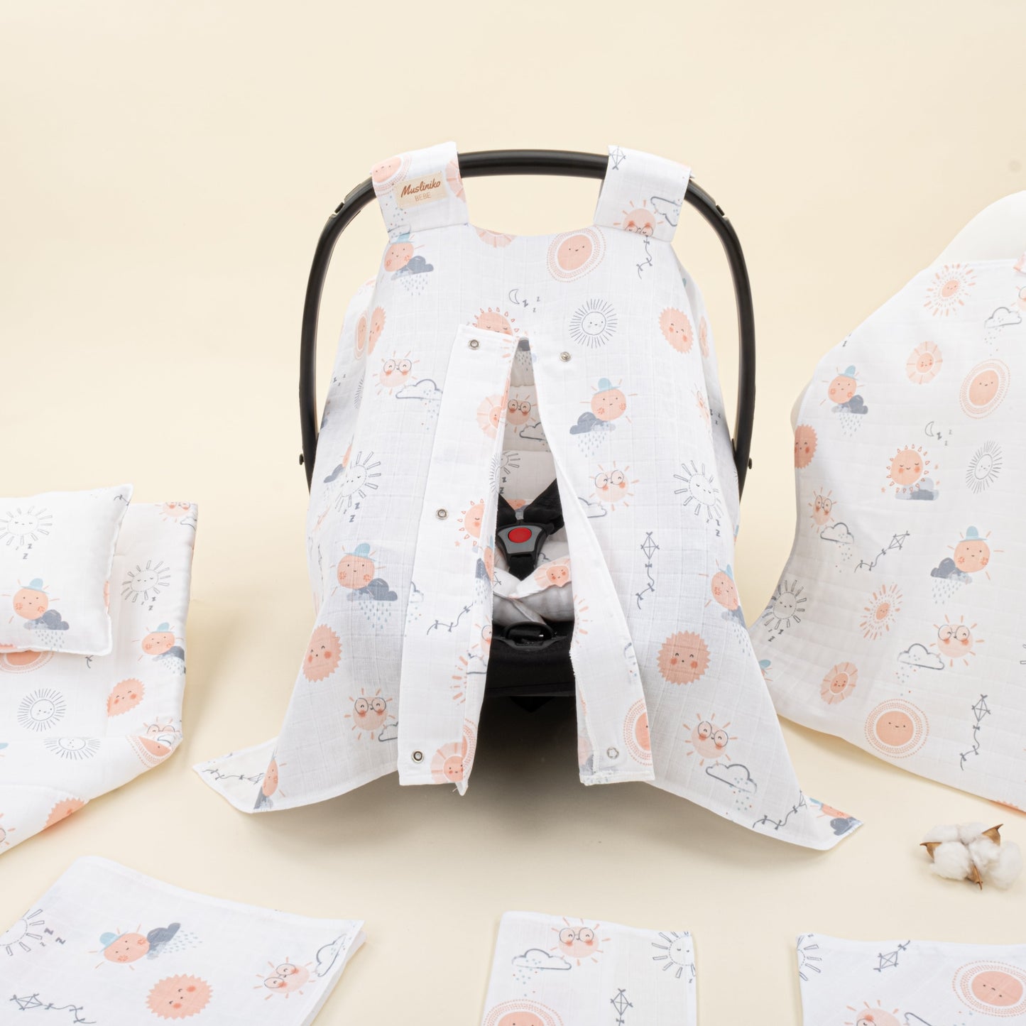 11 Piece - Newborn Sets - Summery - Turuncu Güneş