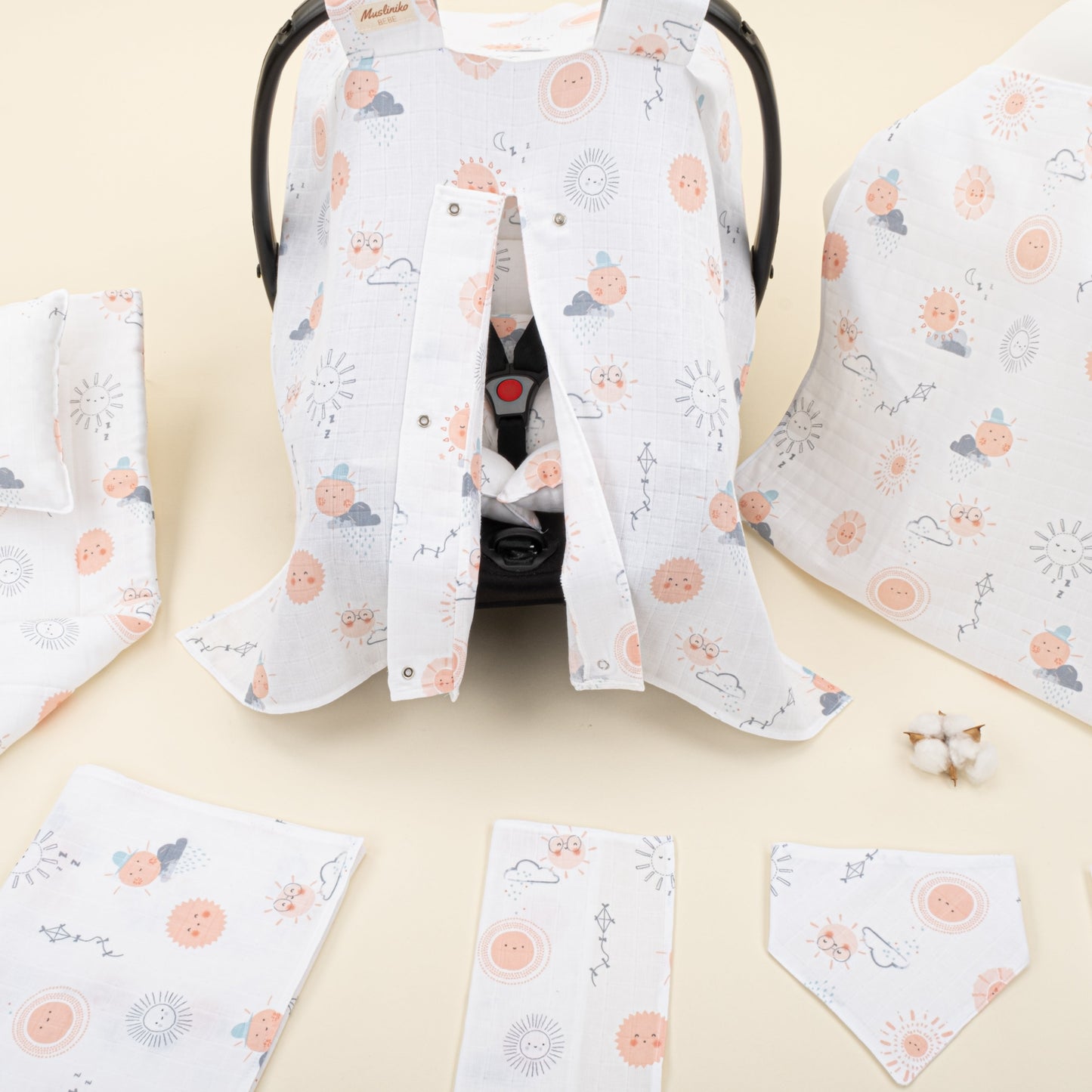 11 Piece - Newborn Sets - Summery - Turuncu Güneş